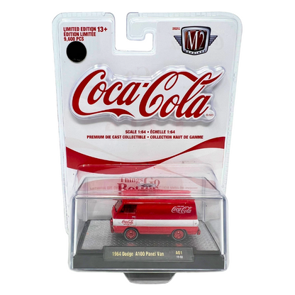 M2 Machines Coca-Cola CHASE 1964 Dodge A100 Panel Van 1:64 Diecast