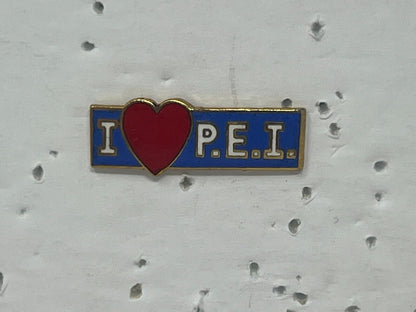 I Love Prince Edward Island PEI Souvenir Cities & States Lapel Pin SP4