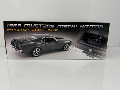 Acme 1969 Ford Mustang Mach 1 HITMAN Prazych Exclusive 1:18 Diecast 1 of 400