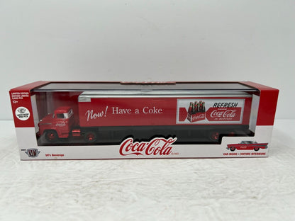 M2 Machines Coca-Cola Spartan LCF & 1957 Chevy Bel Air CHASE 1:64 Diecast