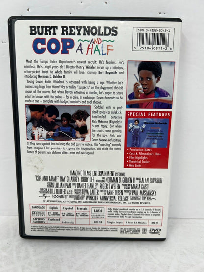 Cop and a Half (DVD) Family Comedy Good Condition!!!