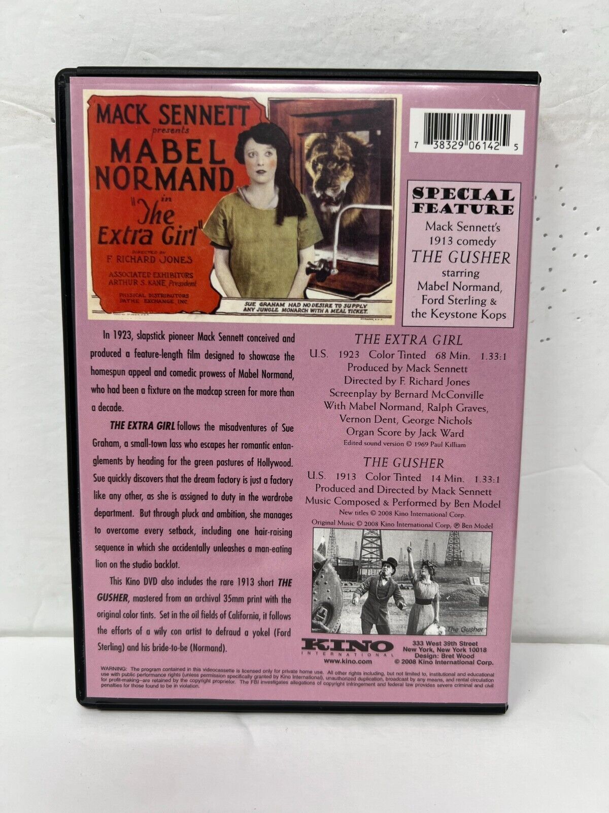 Mabel Normand: The Extra Girl / The Gusher (DVD) Comedy