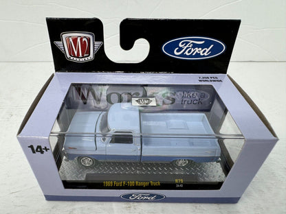 M2 Machines 1969 Ford F-100 Ranger Truck 1:64 Diecast