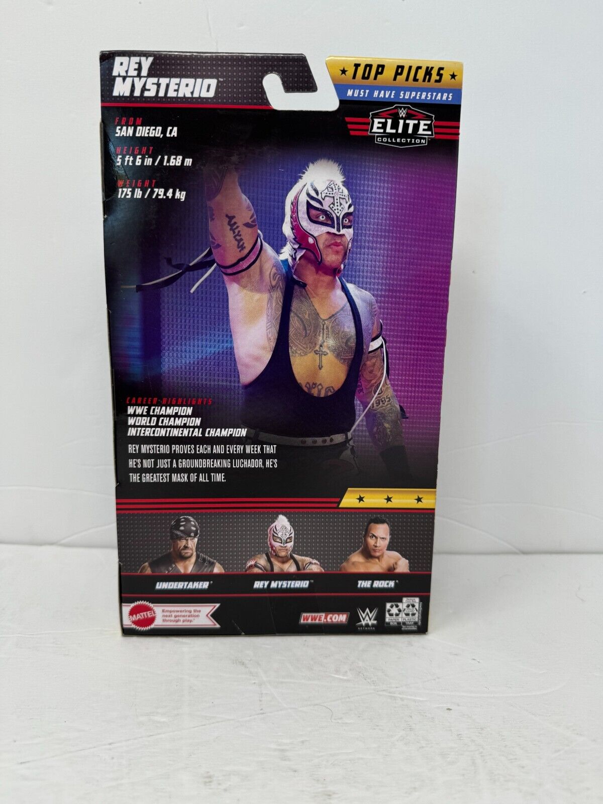 WWE Rey Mysterio Elite Series Top Picks 2022 Wrestling Action Figure Mattel