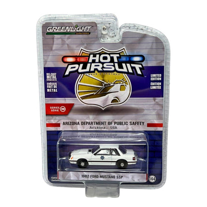 Greenlight Hot Pursuit 1982 Ford Mustang SSP 1:64 Diecast
