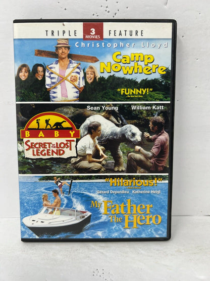 Camp Nowhere / Baby / My Father The Hero (DVD) Family Good Condition!!!