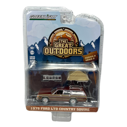 Greenlight The Great Outdoors 1979 Ford LTD Country Squire 1:64 Diecast