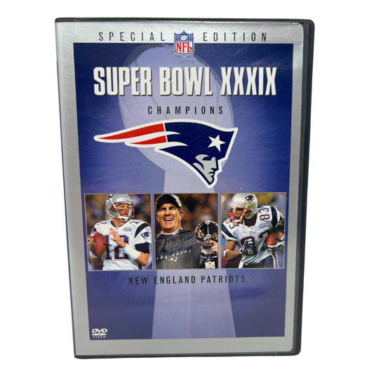 Super Bowl XXXIX Champions New England Patriots NFL (DVD) Sports Good Condition!