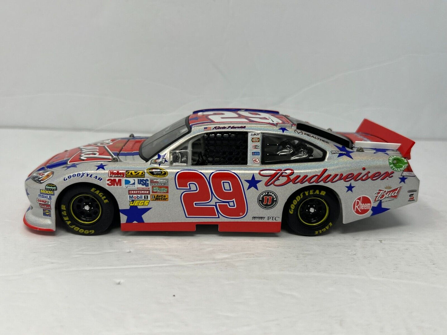 Lionel Nascar #29 Kevin Harvick Budweiser 4th of July Flashcoat 1:24 Diecast