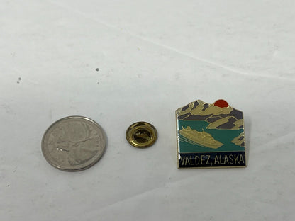 Valdez, Alaska Souvenir Cities & States Lapel Pin CPS1