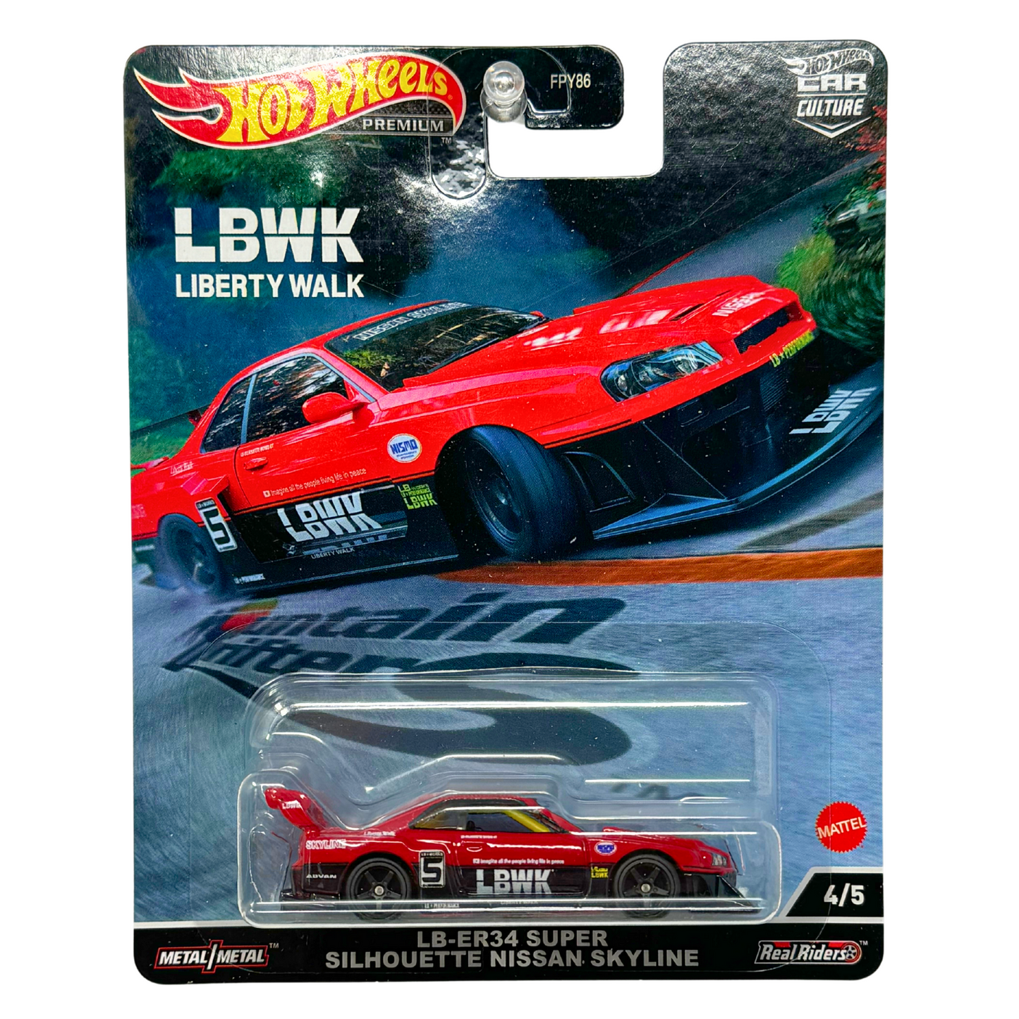 Hot Wheels Premium Mountain Drifters Nissan Skyline Silhouette 1:64 Diecast