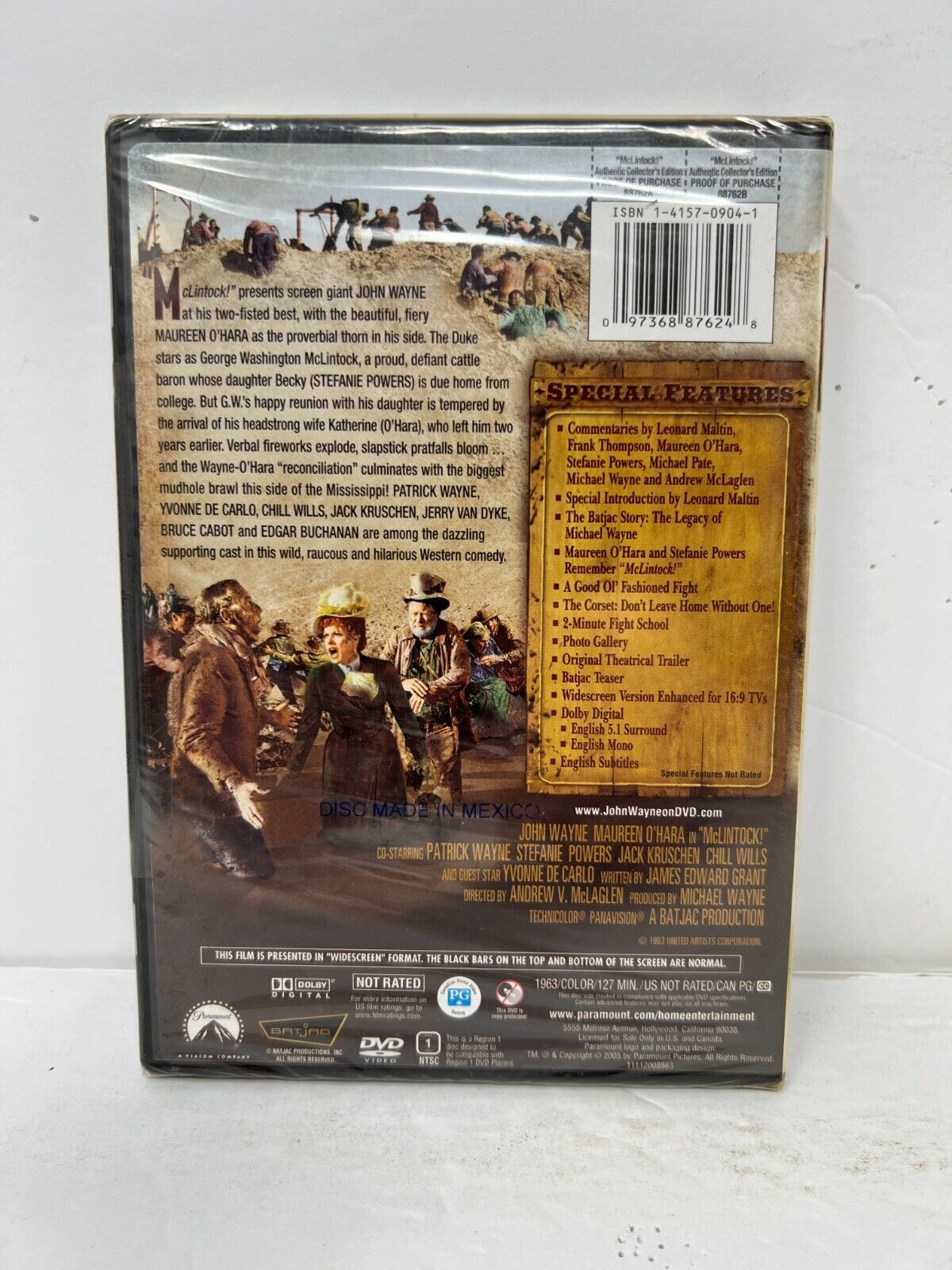 McLintock! (DVD) John Wayne Western New and Sealed!!!