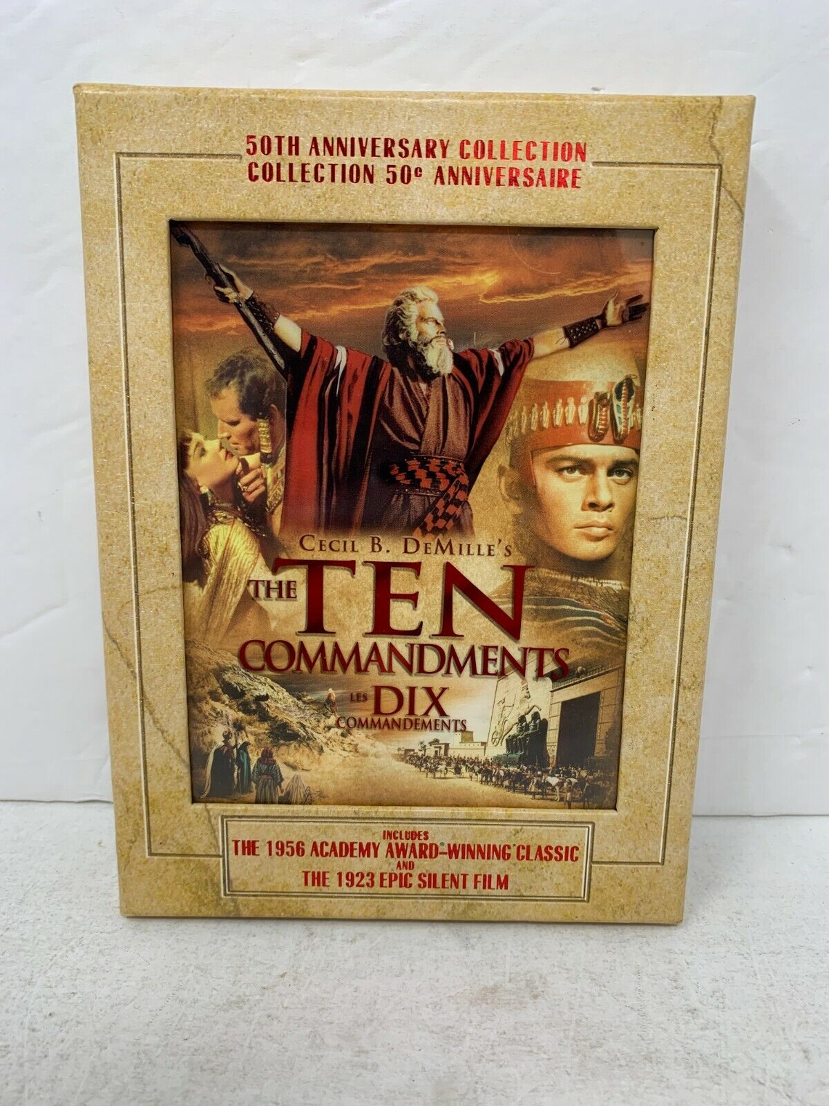 The Ten Commandments 50th Anniversary Collection (DVD) Drama Good Condition!!!