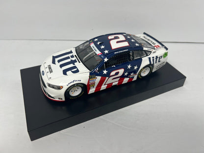 Lionel Racing #2 Brad Keselowski Miller Lite Patriotic 2018 Mustang 1:24 Diecast