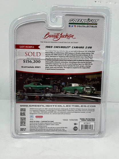 Greenlight Barrett-Jackson 1969 Chevrolet Camaro Z28 1:64 Diecast