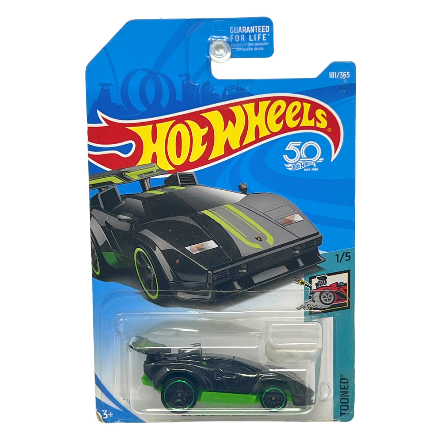 Hot Wheels Tooned Lamborghini Countach 1:64 Diecast