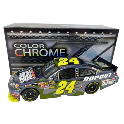 Lionel Nascar #24 Jeff Gordon National Guard Special Forces Chrome 1:24 Diecast