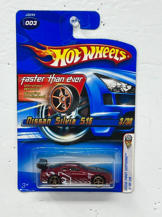 Hot Wheels 2006 First Editions Nissan Silvia S15 JDM 1:64 Diecast Faster Than