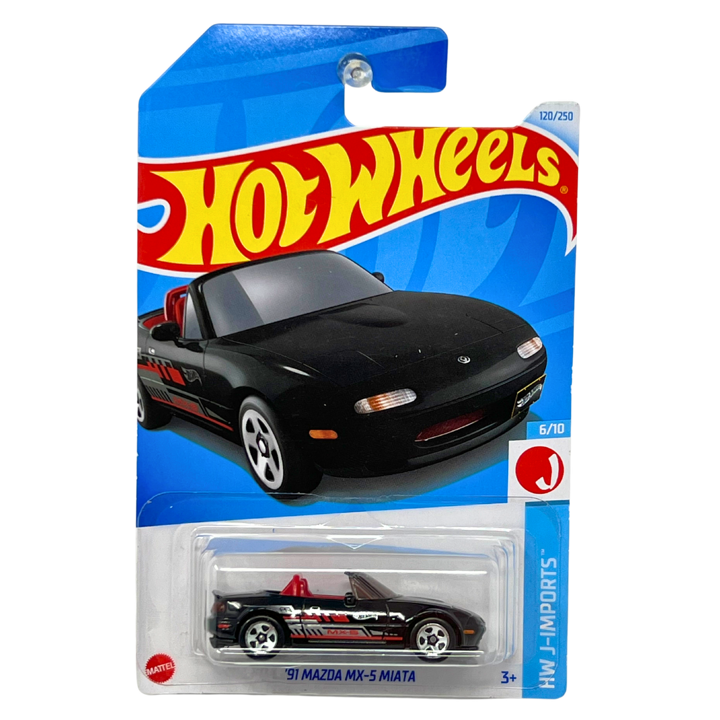 Hot Wheels HW J-Imports 1991 Mazda MX-5 Miata 1:64 Diecast