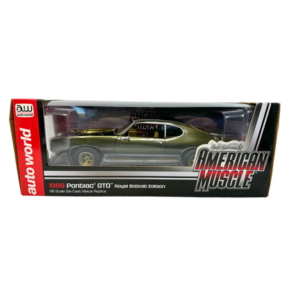 Auto World American Muscle 1969 Pontiac GTO Royal Bobcat 1:18 Diecast