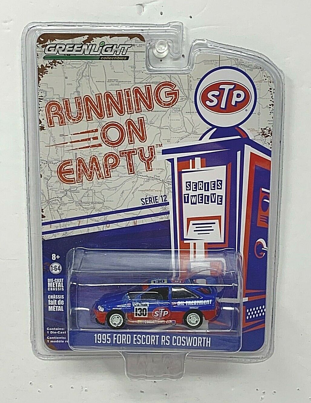 Greenlight 1995 Ford Escort RS Cosworth Running on Empty Series 12 1:64 Diecast