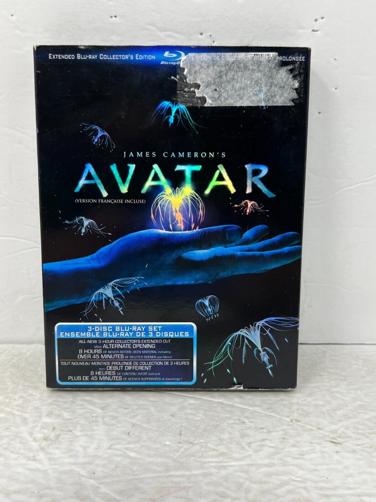 Avatar (Blu-ray) 3-Disc Collectors Set Fantasy Good Condition!!!