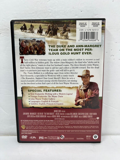 The Train Robbers (DVD) Western Good Condition!!!