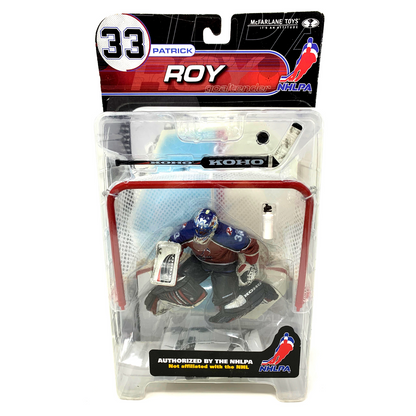 Mcfarlane NHL Patrick Roy Colorado Avalanche Series 1 NHLPA Logo Jersey Figure