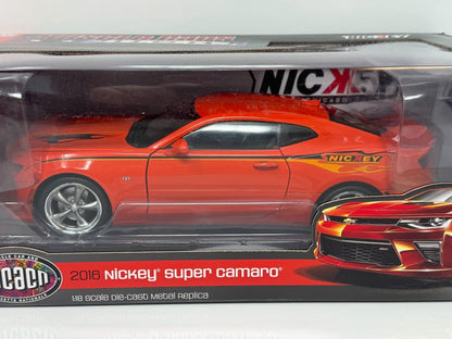 Auto World 2016 Nickey Super Chevy Camaro Limited Edition 1:18 Diecast