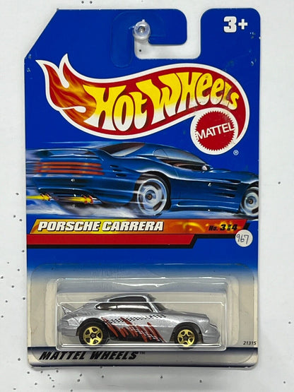 Hot Wheels Porsche Carrera 1:64 Diecast Silver