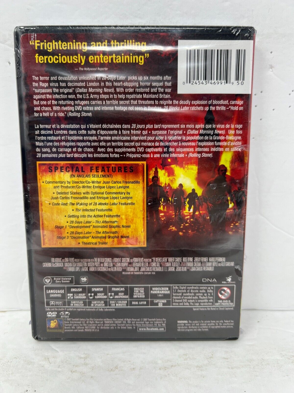 28 Weeks Later (DVD) Horror Brand New and Sealed!!!