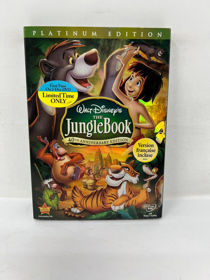 Disney The Jungle Book (DVD) Platinum Edition Classic Good Condition!!!