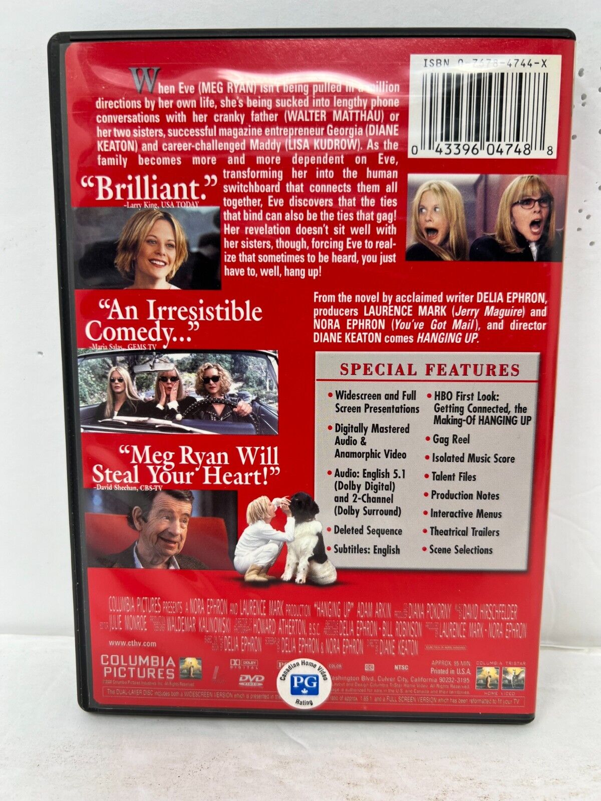 Hanging Up (DVD) Comedy Good Condition!!!