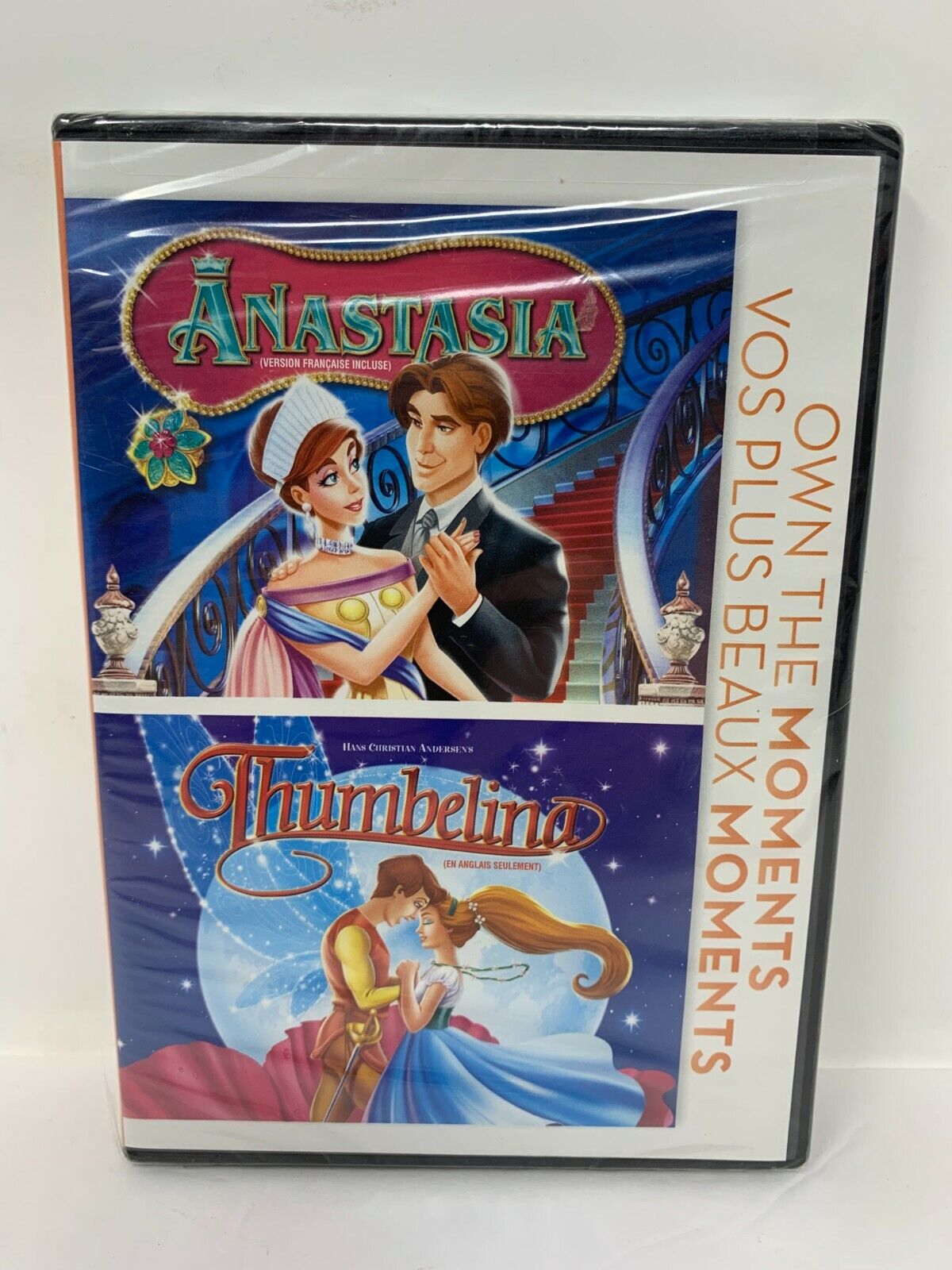 Anastasia / Thumbelina Double Feature (DVD) Kids Cartoon Brand New and Sealed!!!