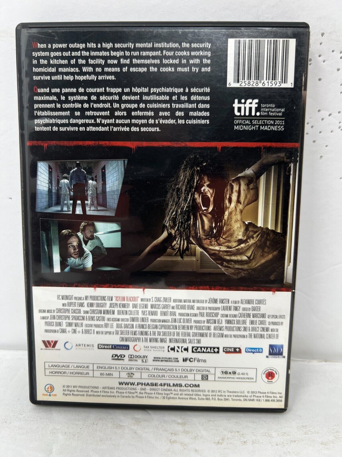 Asylum Blackout (DVD) Horror Good Condition!!!