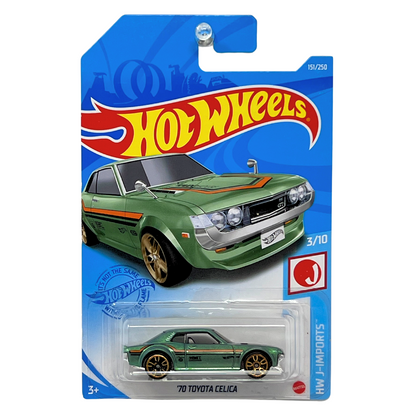 Hot Wheels HW J-Imports 1970 Toyota Celica JDM 1:64 Diecast Green