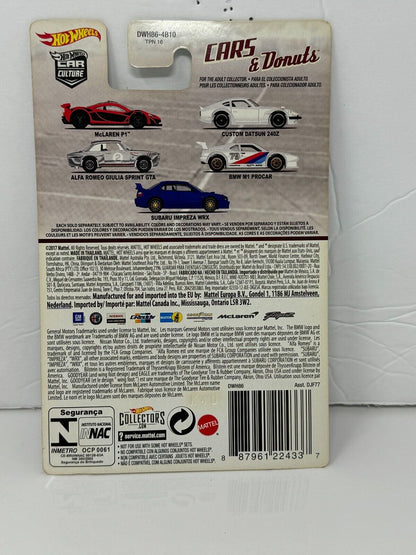 Hot Wheels Cars & Donuts BMW M1 Procar Real Riders 1:64 Diecast