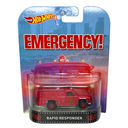 Hot Wheels Retro Entertainment Emergency! Rapid Responder 1:64 Diecast