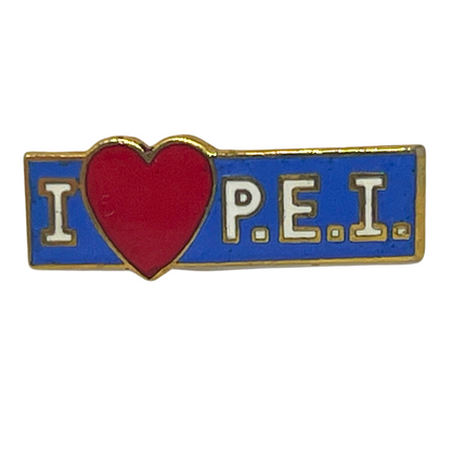 I Love Prince Edward Island PEI Souvenir Cities & States Lapel Pin SP4