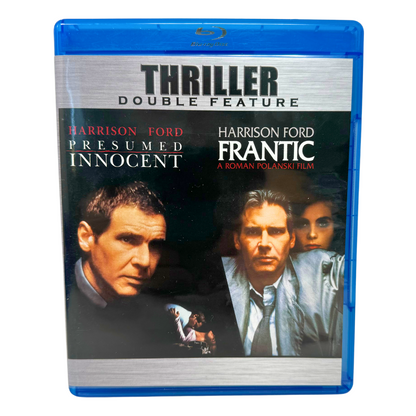 Frantic / Presumed Innocent (Blu-ray) Thriller Good Condition!!!