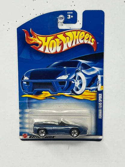 Hot Wheels Ferrari F355 Spider Blue 1:64 Diecast