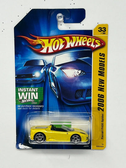 Hot Wheels 2006 New Models Ferrari F430 Spider 1:64 Diecast Instant Win