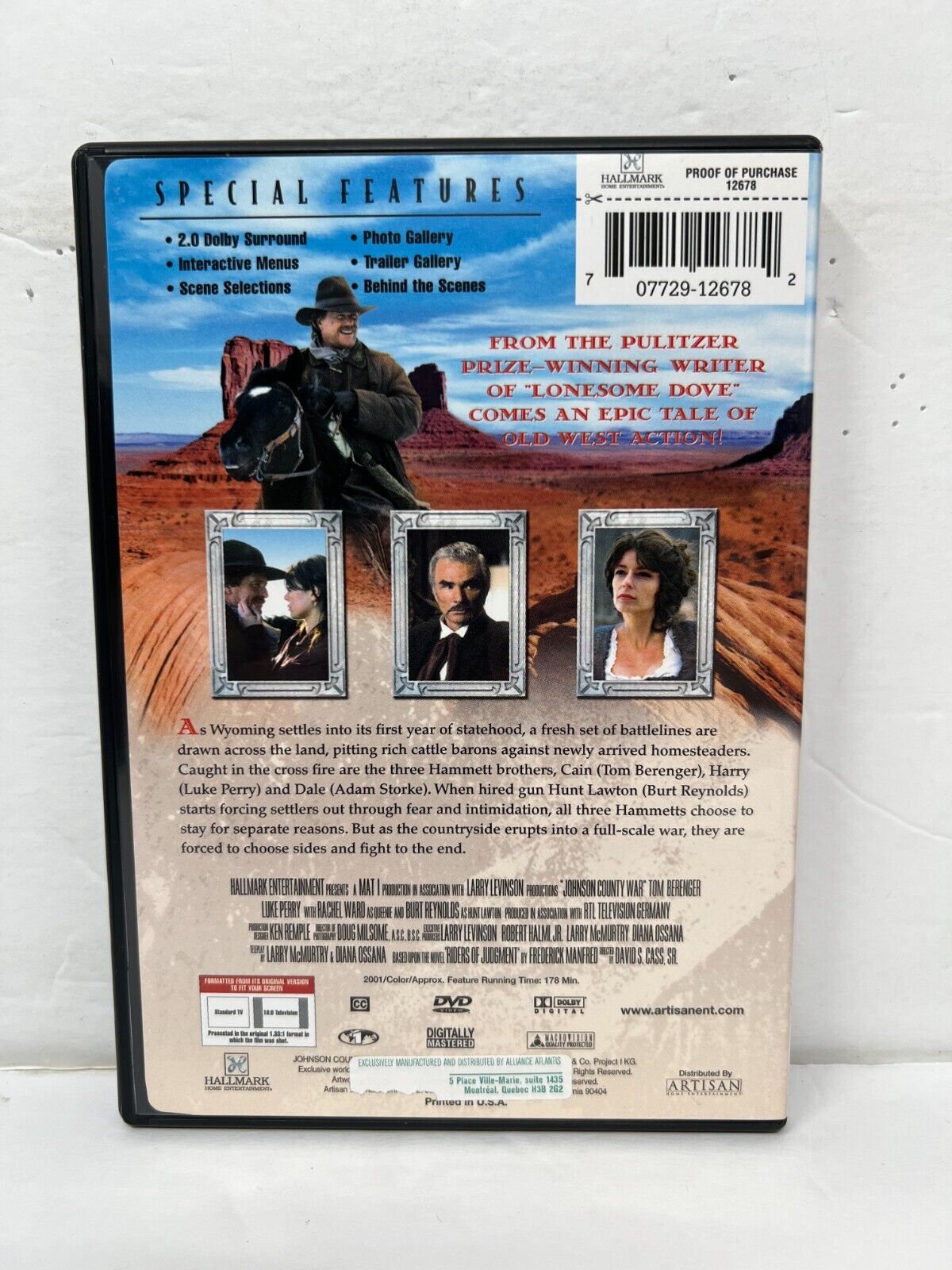 Johnson County War (DVD) Western