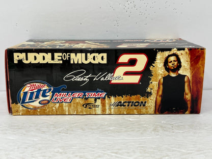 Action Nascar #2 Rusty Wallace Miller Puddle of Mudd 2004 Intrepid 1:24 Diecast