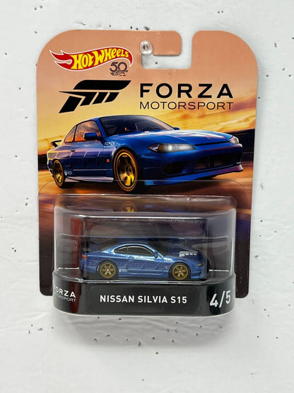 Hot Wheels Retro Entertainment Forza Motorsport Nissan Silvia S15 1:64 Diecast
