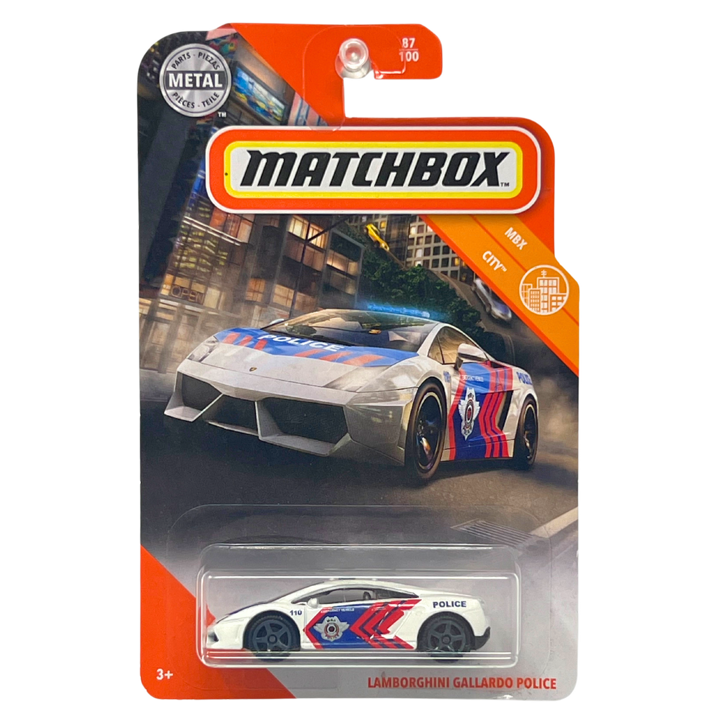 Matchbox MBX City Lamborghini Gallardo Police 1:64 Diecast