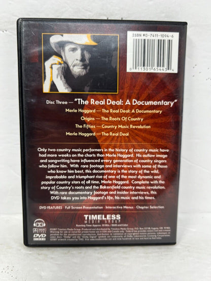 Merle Haggard: The Real Deal (DVD) Music Good Condition!!!