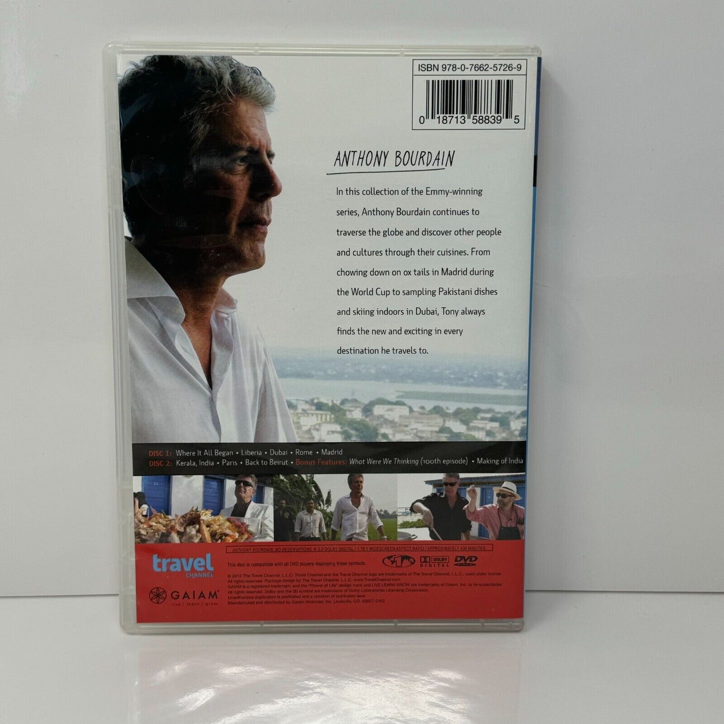 Anthony Bourdain: No Reservations: Collection 1 (DVD) Adventure Good Condition!!