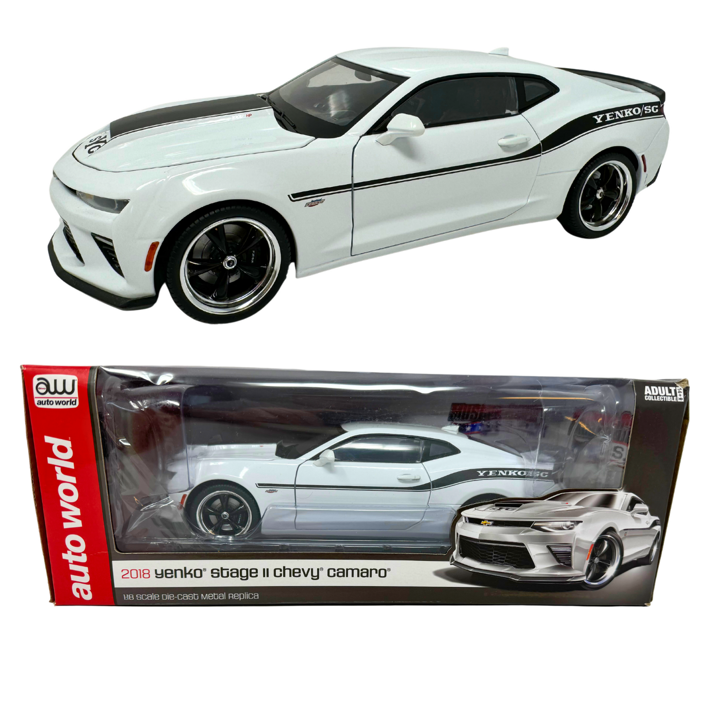 Autoworld 2018 Chevy Camaro Yenko Stage II Limited Edition 1:18 Diecast 1 / 702