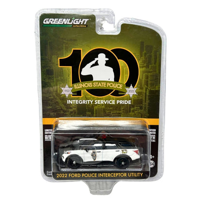 Greenlight Illinois Police 2022 Ford Police Interceptor Utility 1:64 Diecast